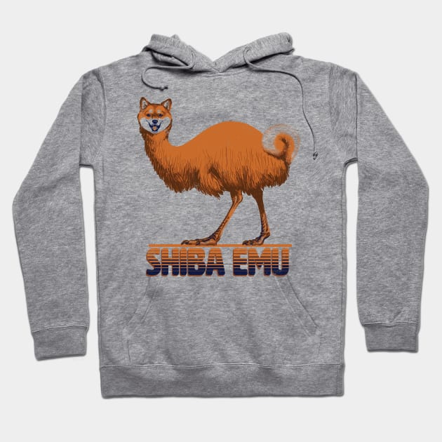 Shiba Emu Hoodie by CTKR Studio